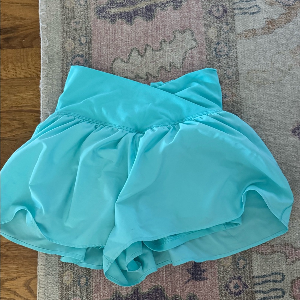 Aerie Women's Athletic Shorts - Aqua Blue